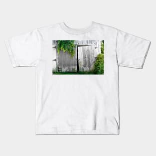 Weathered Barn Doors 2 Kids T-Shirt